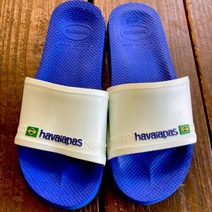 Havaianas slides NWOT Brazil size 8